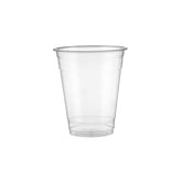 12 Oz PET Clear Juice Cup 91 Diameter and Dome Lid with Hole (500 Pieces) 28th Anniversary Combo - hotpackwebstore.com - Plastic Products